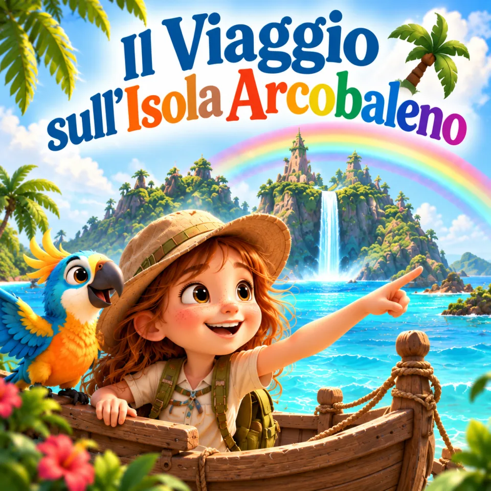Copertina di Il Viaggio sull’Isola Arcobaleno