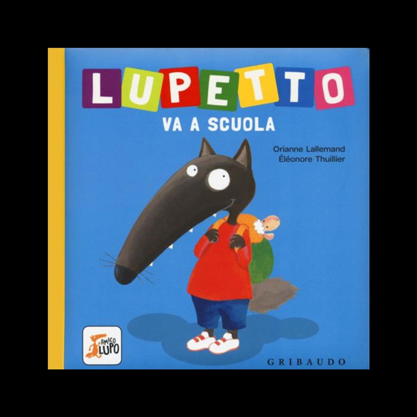 Copertina di Lupetto va a scuola