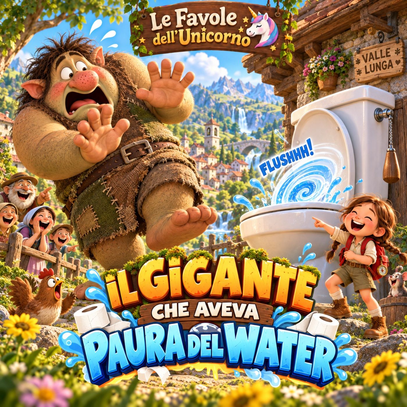 Copertina di Il Gigante che Aveva Paura del Water