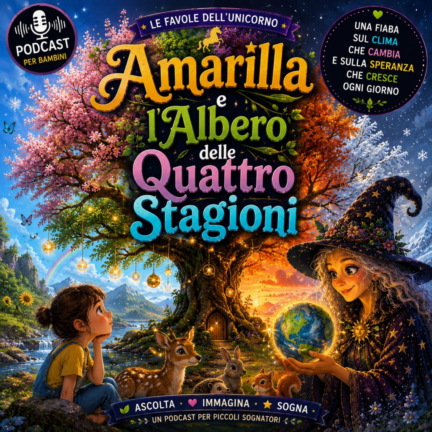 Copertina di Amarilla e l'Albero delle Quattro Stagioni