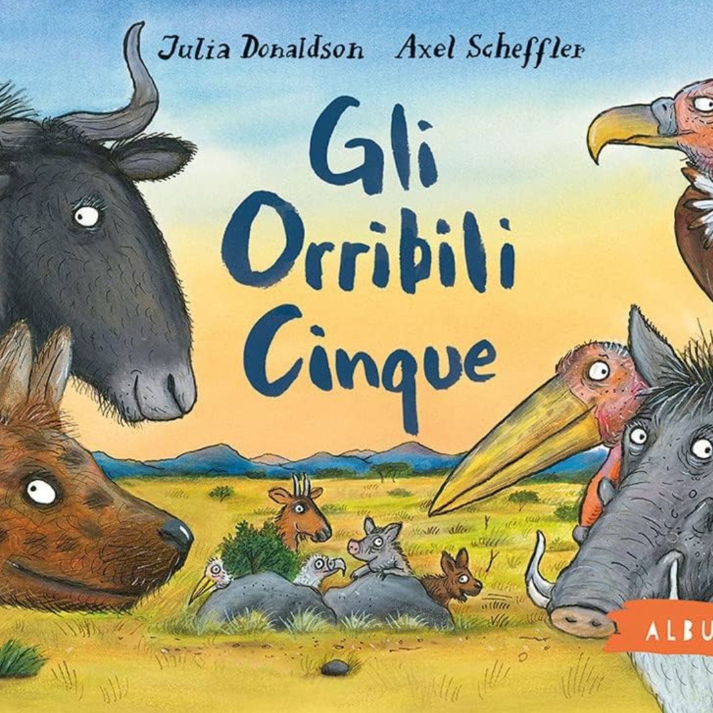 Copertina di Gli orribili cinque