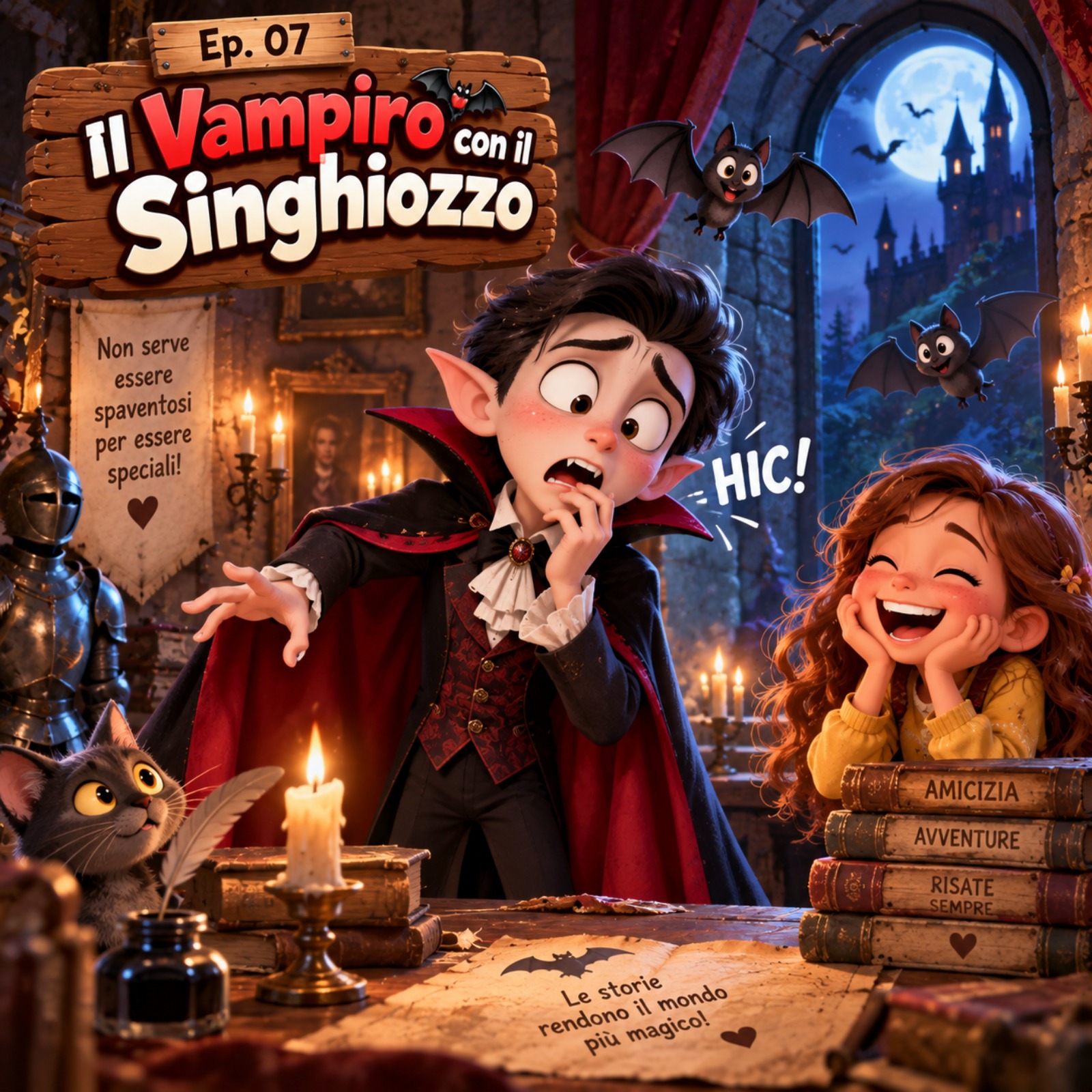 Copertina di Il Vampiro con il singhiozzo