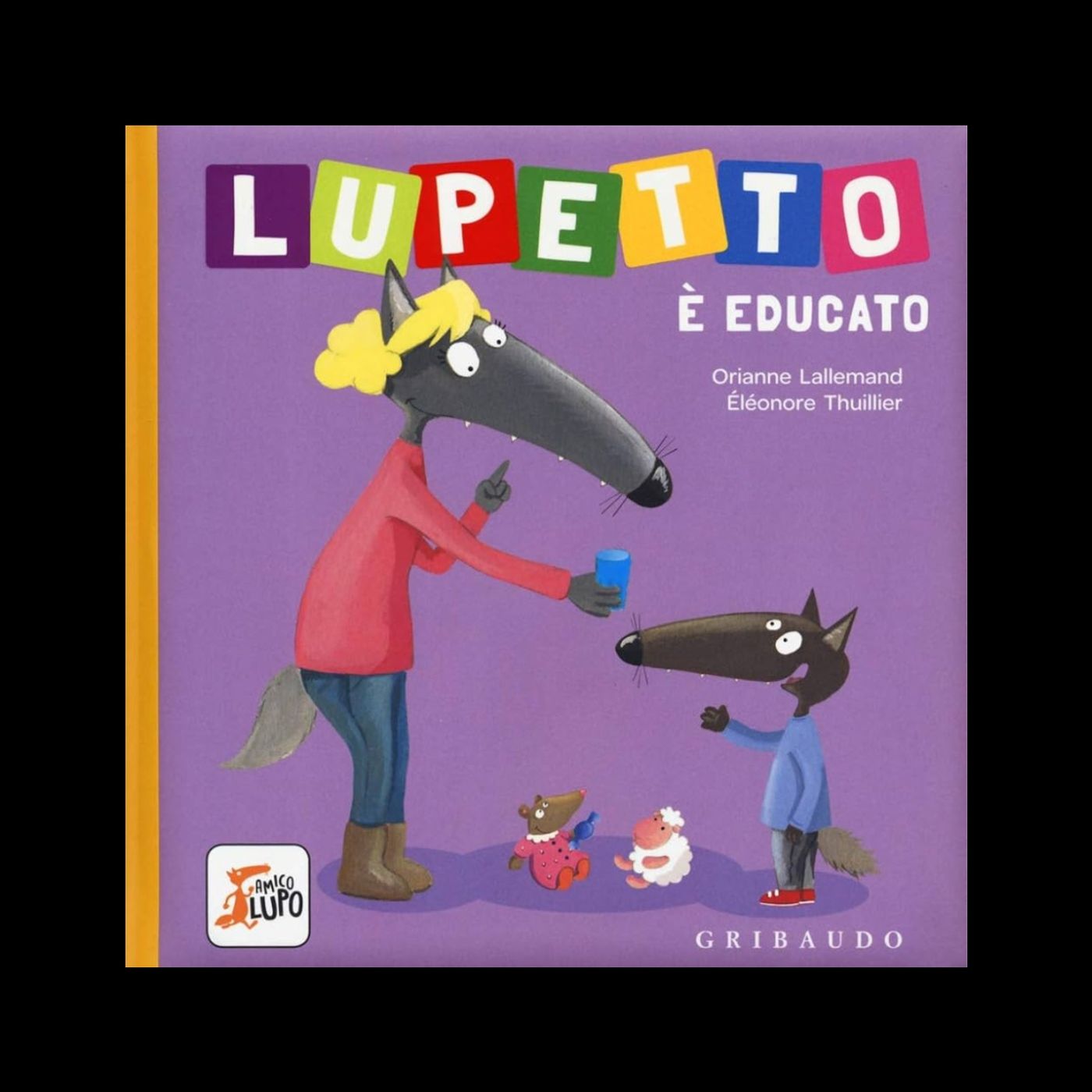 Copertina di Lupetto è educato