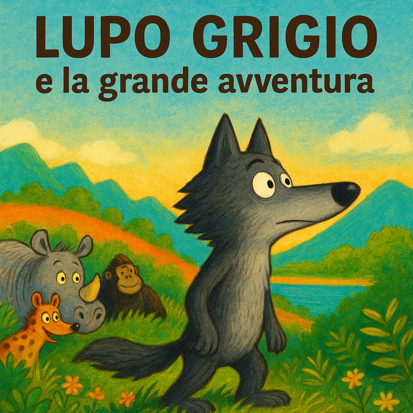 Copertina di Lupo Grigio e la grande avventura