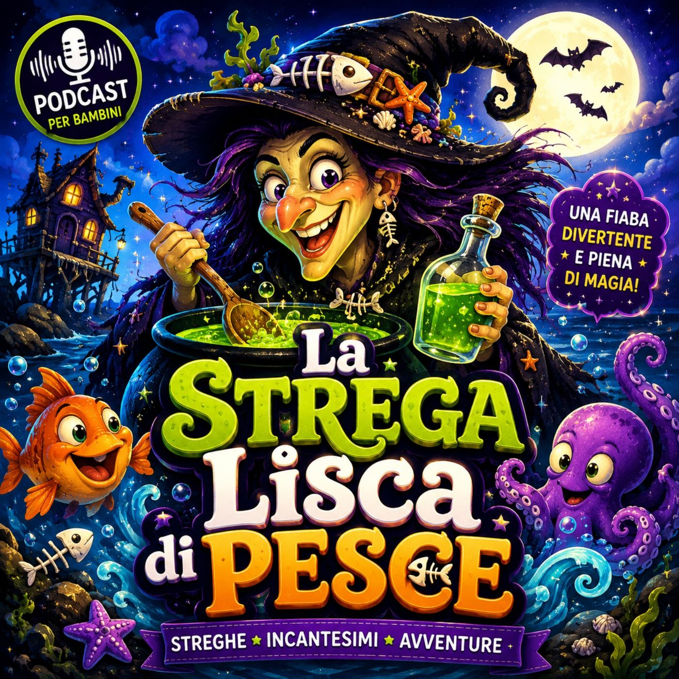 Copertina di La strega lisca di pesce