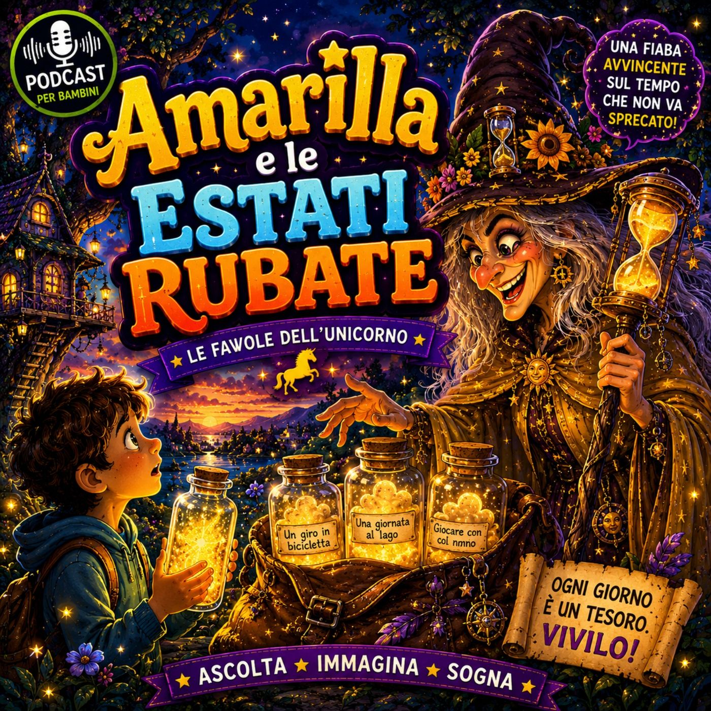 Copertina di La strega Amarilla e le Estati Rubate