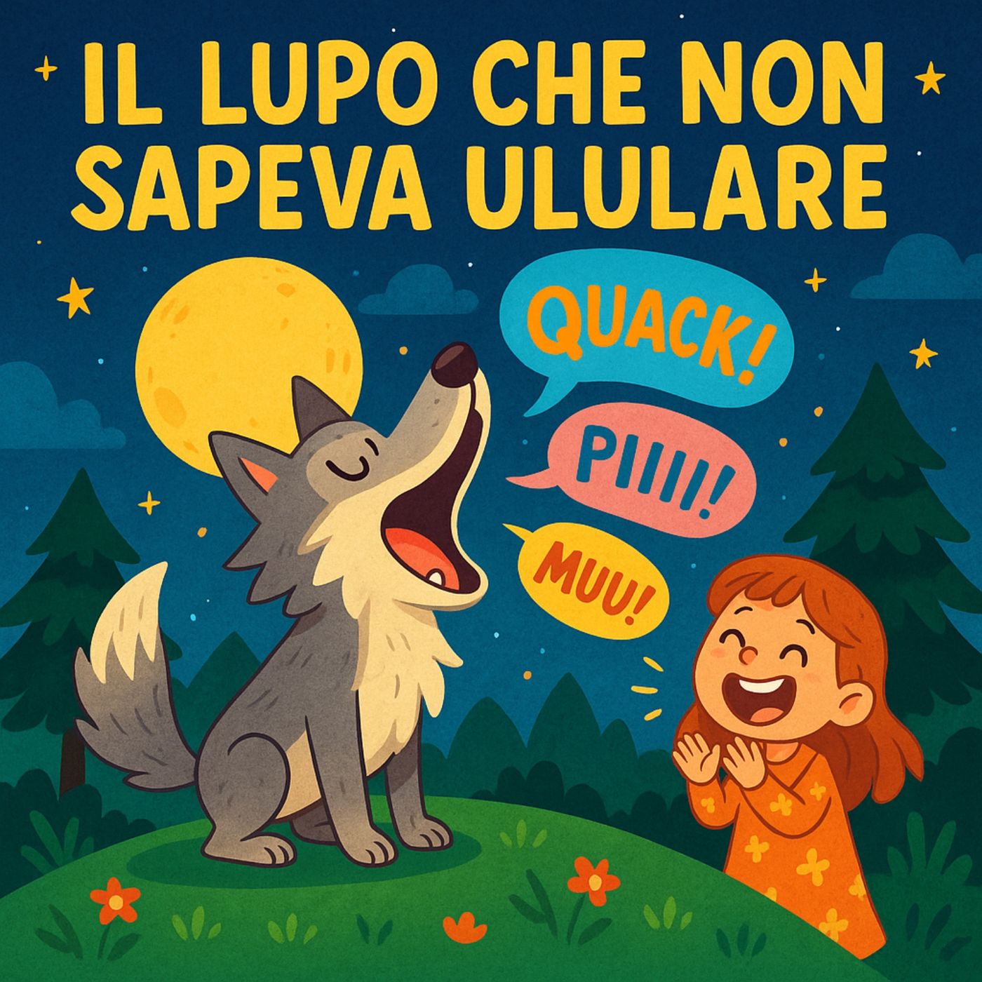 Copertina di Il lupo che non sapeva ululare!