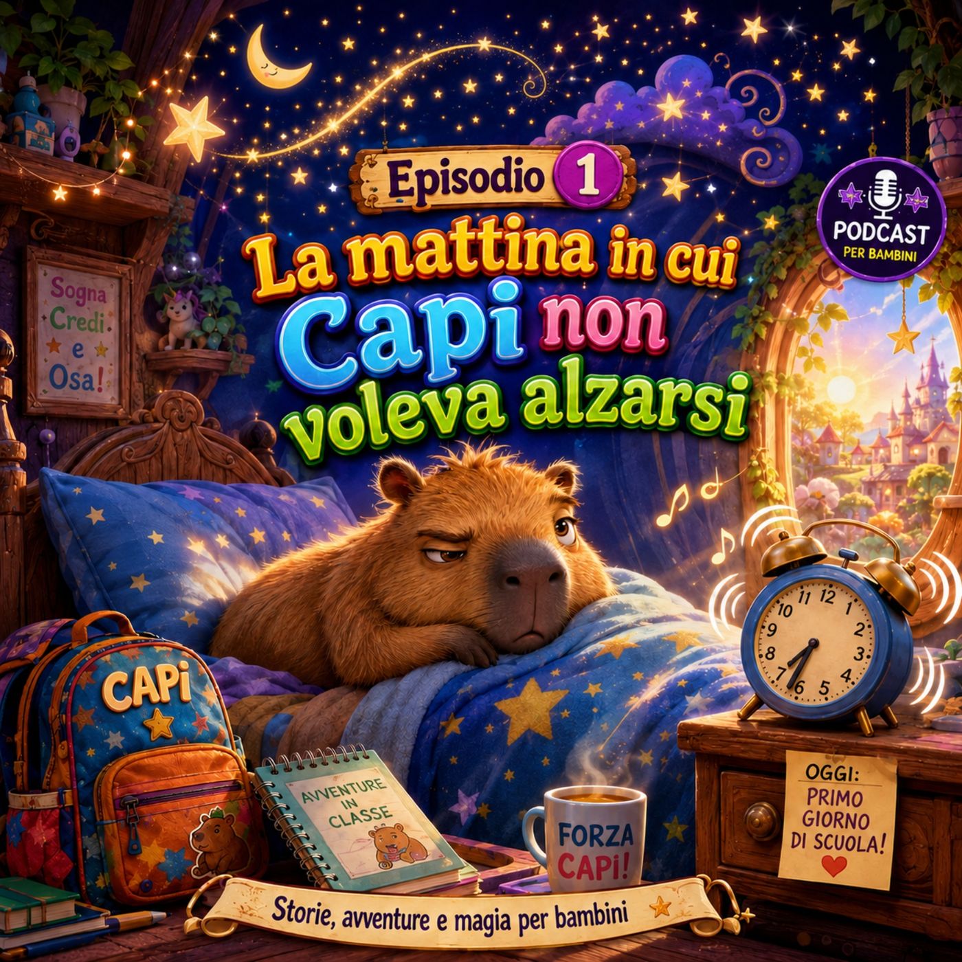 Copertina di La mattina in cui Capi non voleva alzarsi